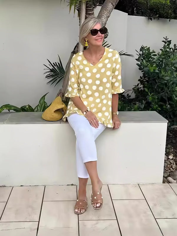 Coki™ - Stylish V-Neck Blouse