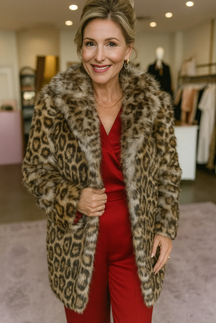 Lura™ Leopard Coat