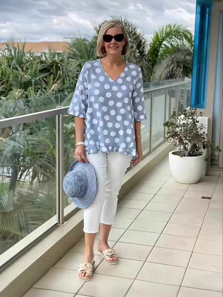 Coki™ - Stylish V-Neck Blouse