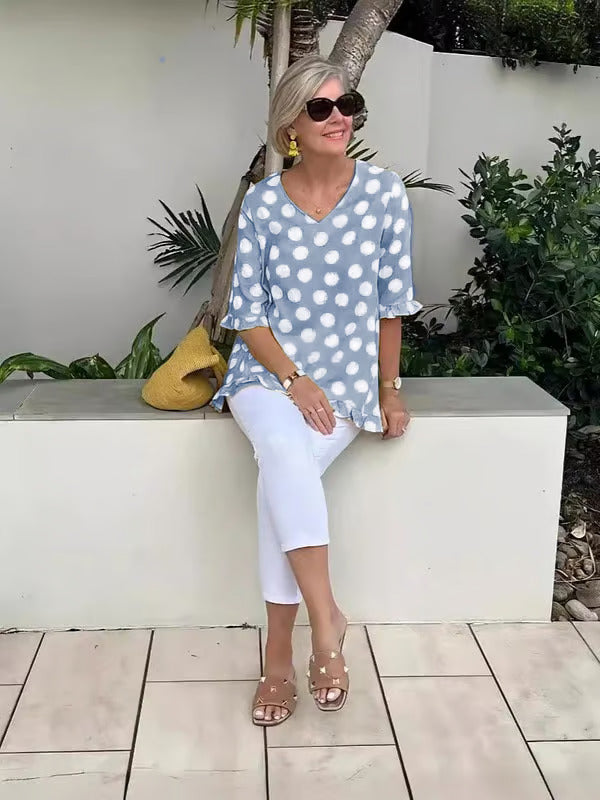 Coki™ - Stylish V-Neck Blouse