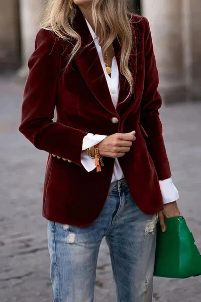 Divana™ Velvet Blazer