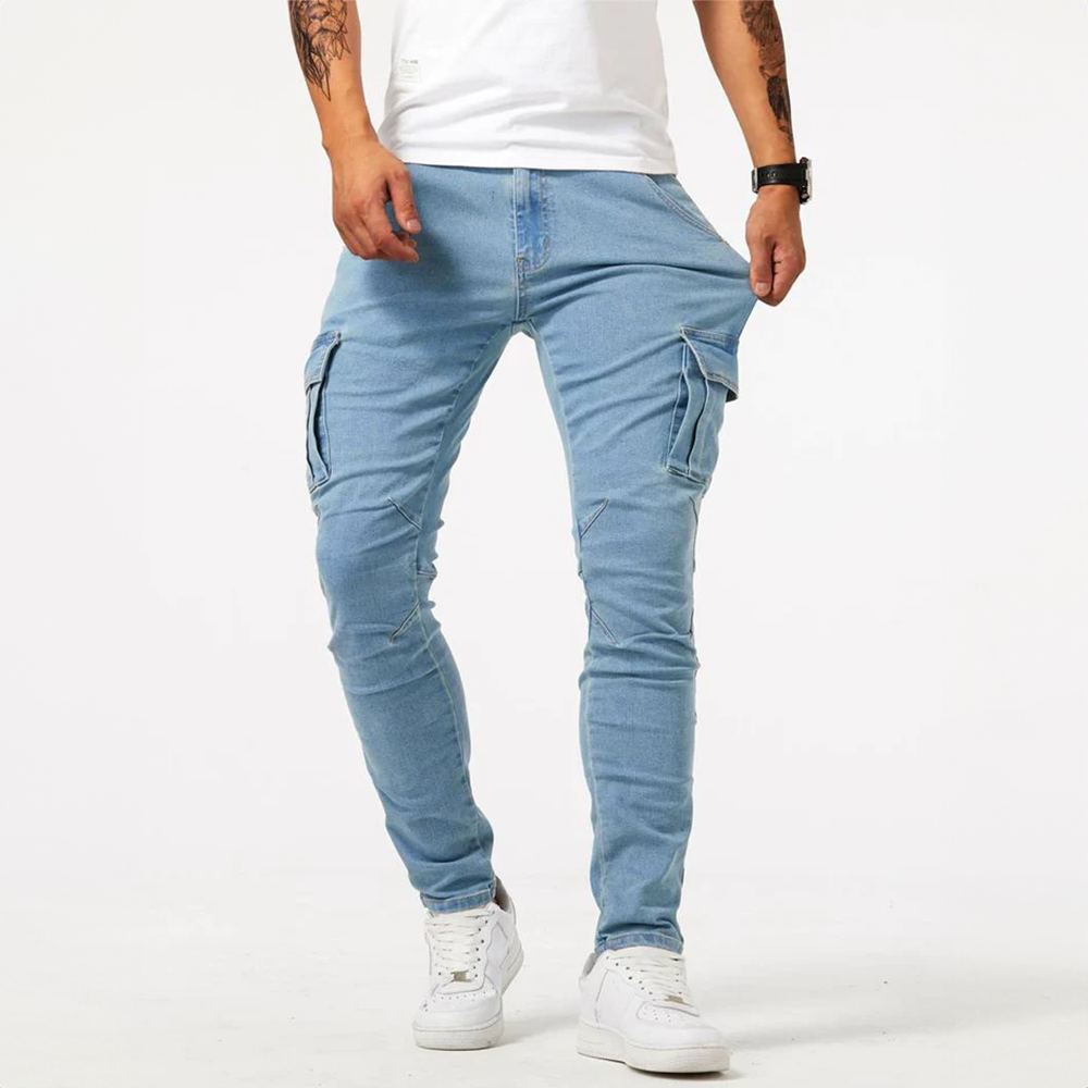 Jetro™ Denim Cargo Pants