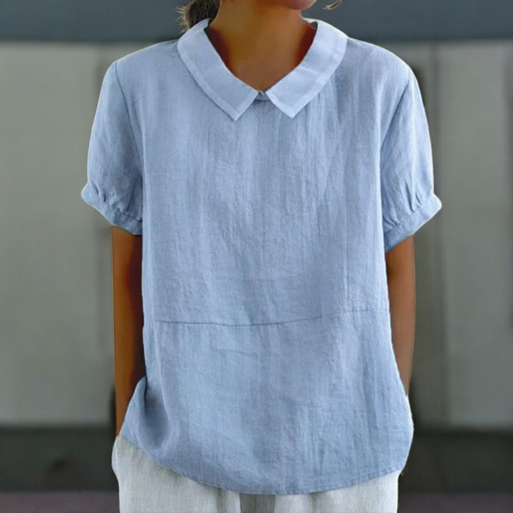 Faye™ | Relaxed Fit Collared Blouse