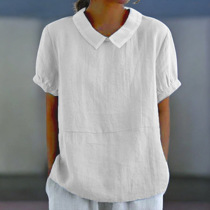 Faye™ | Relaxed Fit Collared Blouse
