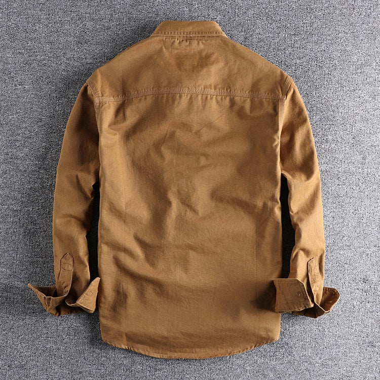 Cornelio™ | Tailored Cotton Cargo Shirt