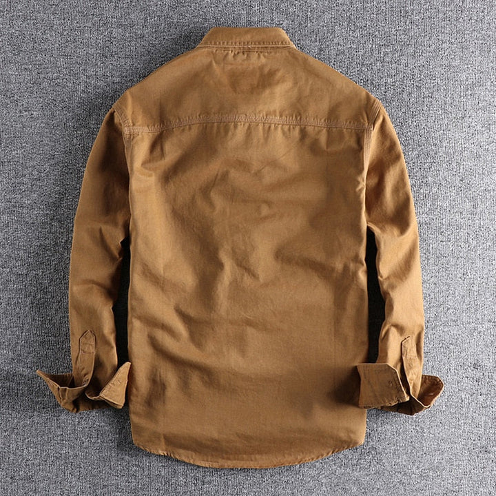 Cornelio™ | Tailored Cotton Cargo Shirt