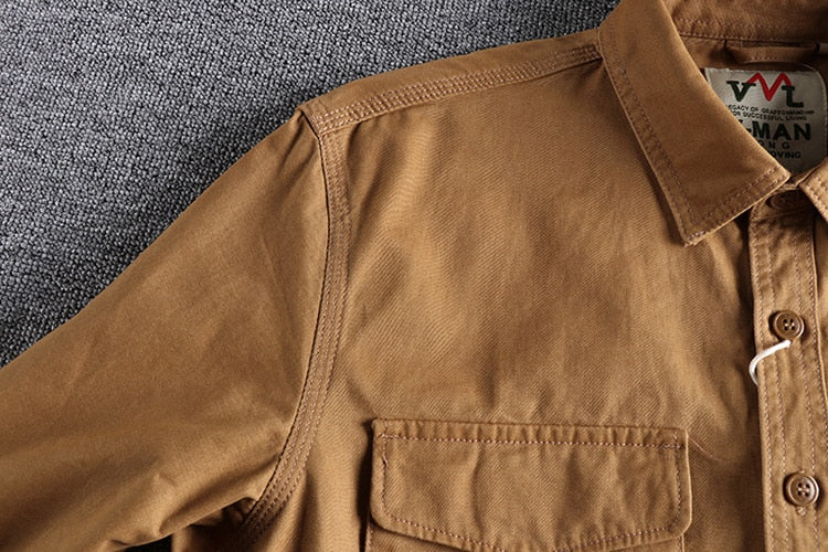 Cornelio™ | Tailored Cotton Cargo Shirt