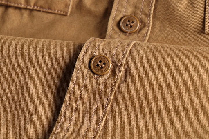 Cornelio™ | Tailored Cotton Cargo Shirt