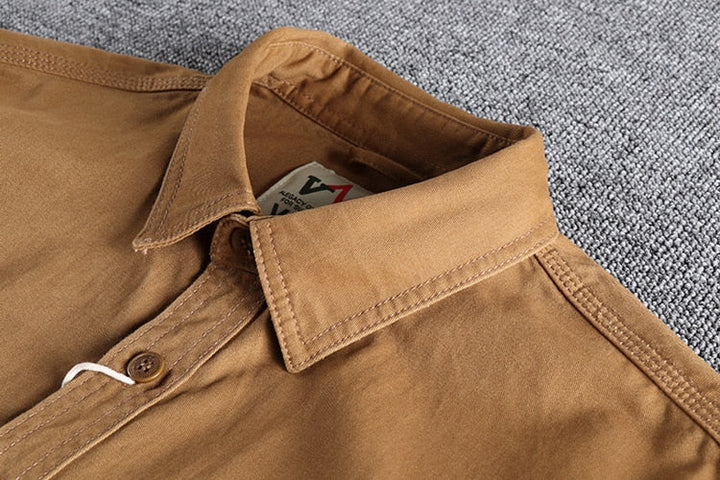 Cornelio™ | Tailored Cotton Cargo Shirt