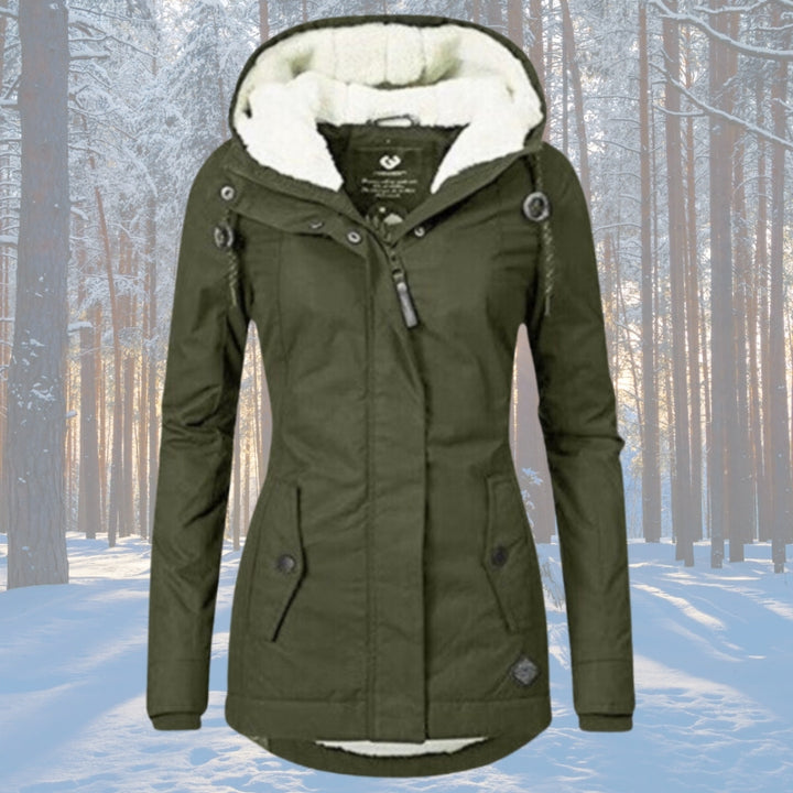 Ivoria™ | Fleece Lined Hooded Parka Jacket