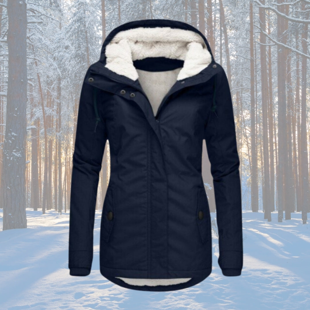 Ivoria™ | Fleece Lined Hooded Parka Jacket