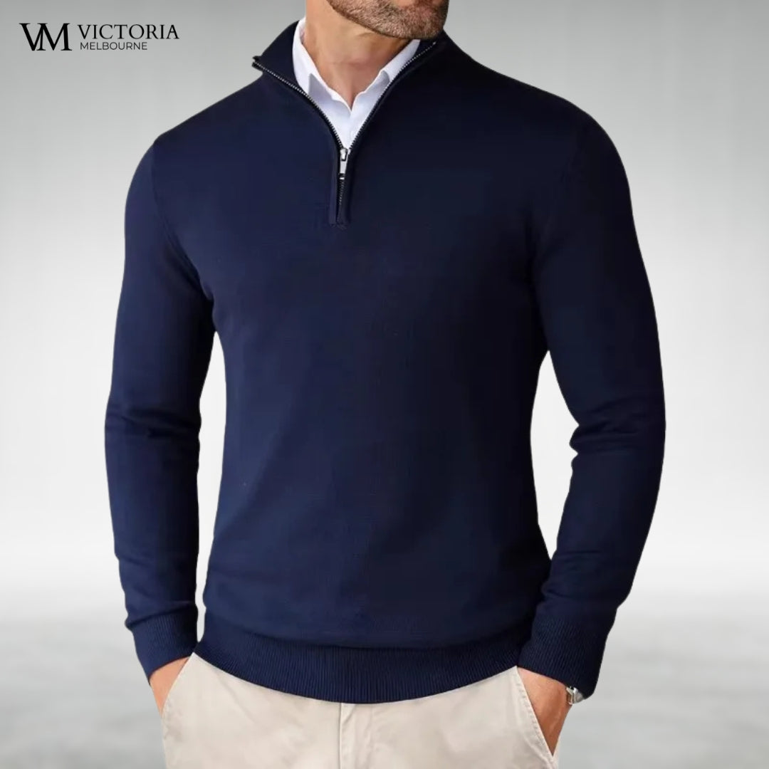 Jace™ | Men's Zip-Up Turtleneck Sweater