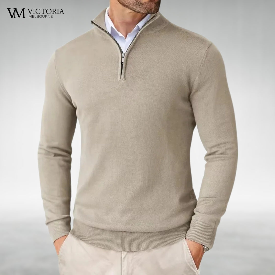 Jace™ | Men's Zip-Up Turtleneck Sweater