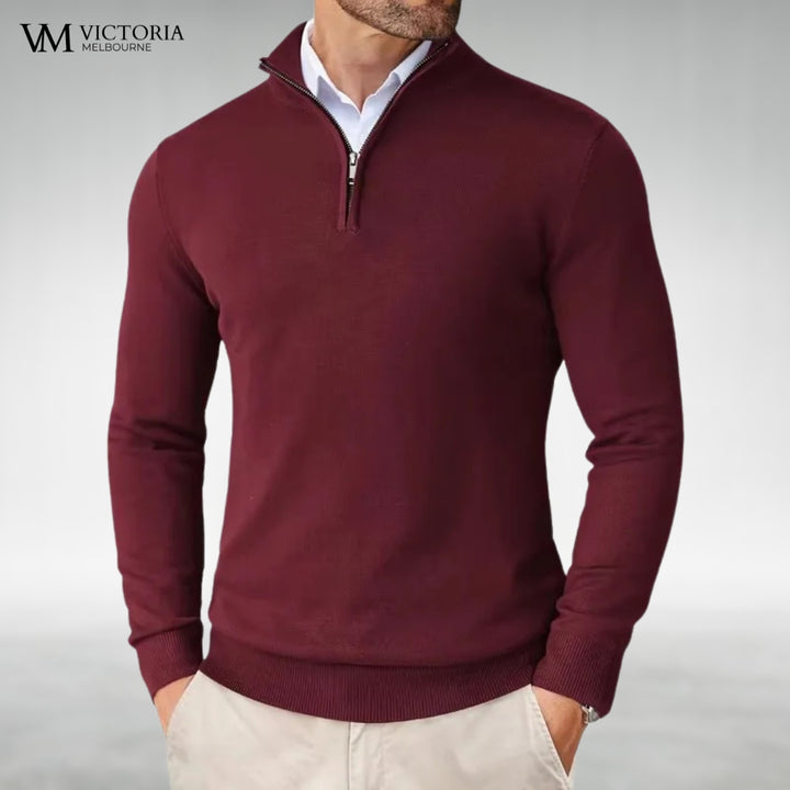 Jace™ | Men's Zip-Up Turtleneck Sweater