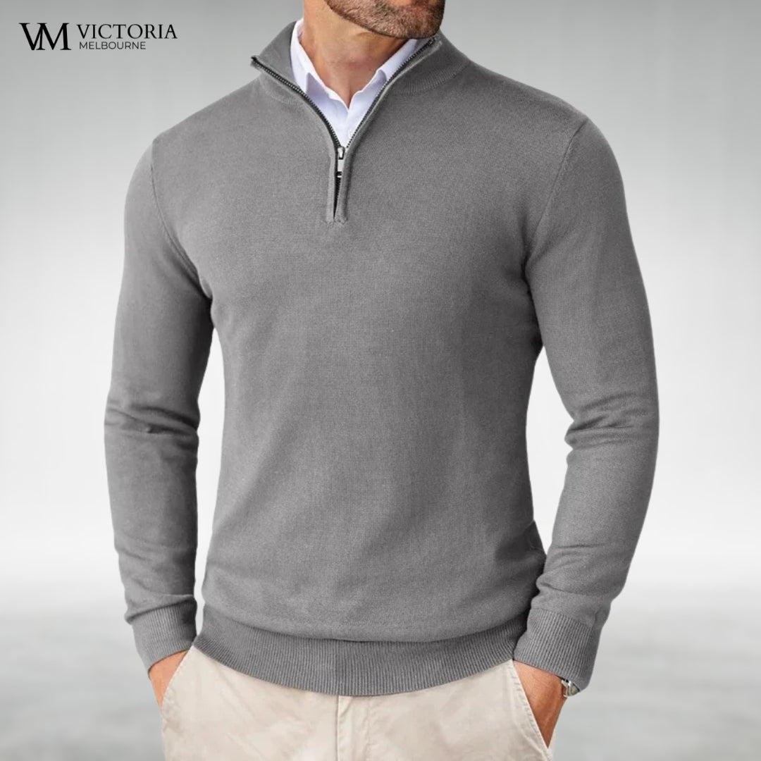 Jace™ | Men's Zip-Up Turtleneck Sweater