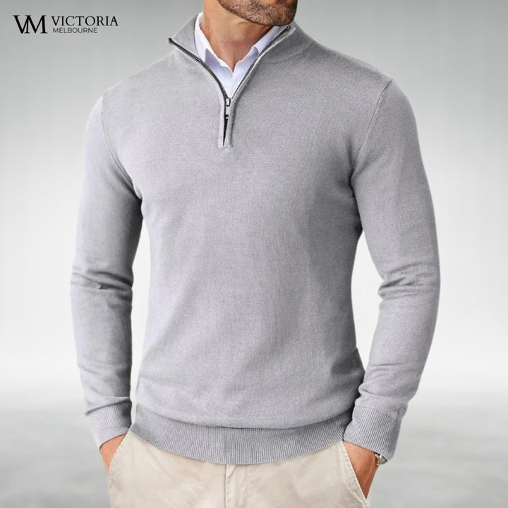 Jace™ | Men's Zip-Up Turtleneck Sweater