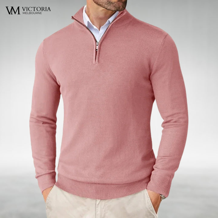 Jace™ | Men's Zip-Up Turtleneck Sweater