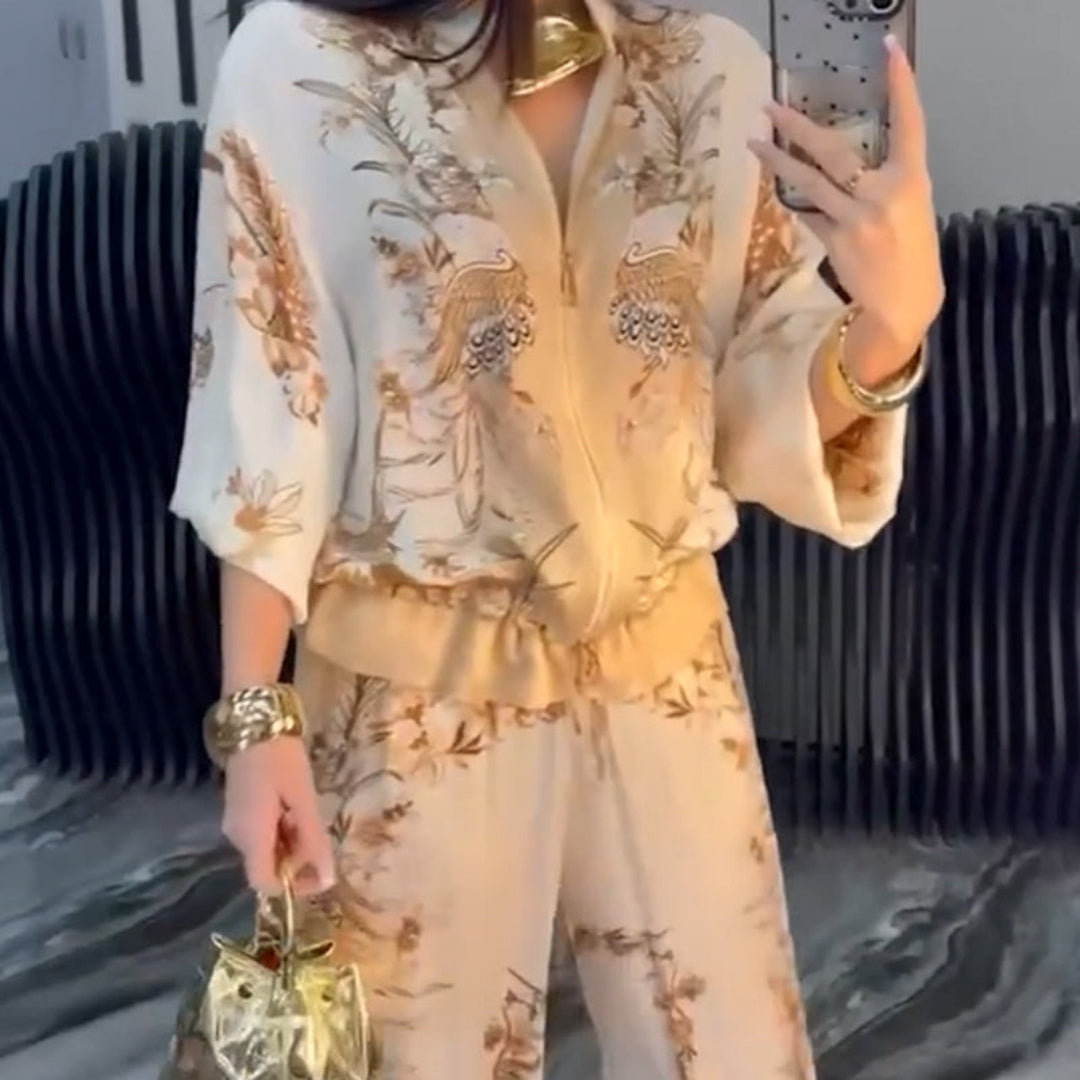 Lani - Elegant Two Piece Zippered Set
