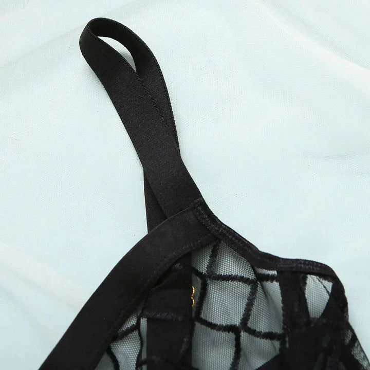 Macie™ - Chain Accent Bodysuit Lingerie