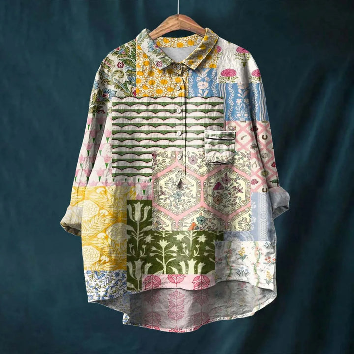 Marcella™ | Elegant Women's Floral Shirt