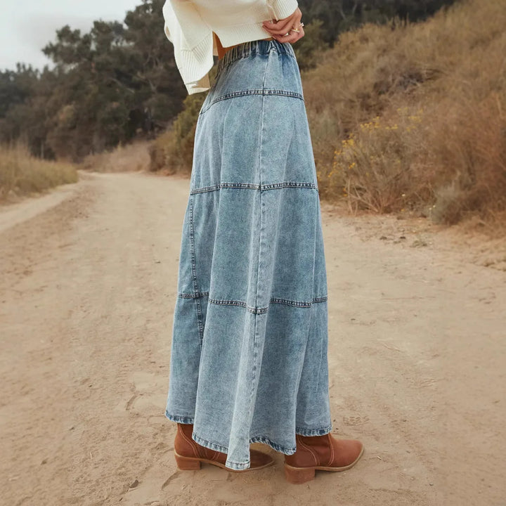 Gaya™ Stonewashed Maxi Skirt