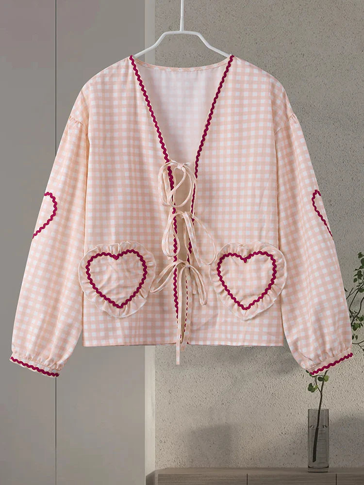 Vera - Heart Blouse