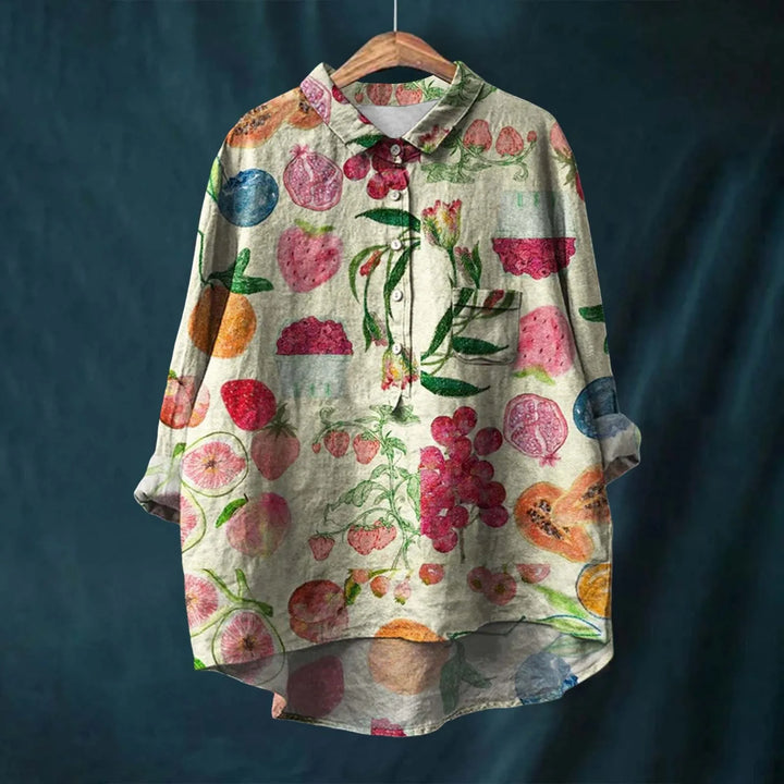 Marcella™ | Elegant Women's Floral Shirt