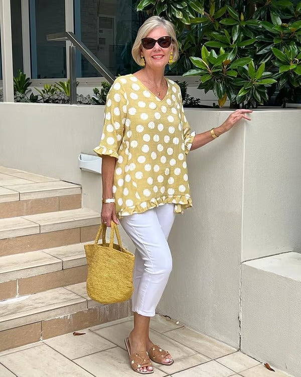 Coki™ - Stylish V-Neck Blouse