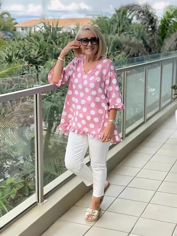 Coki™ - Stylish V-Neck Blouse