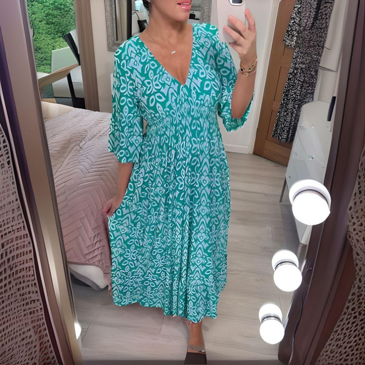 Emily™ - Boho Printed Dress