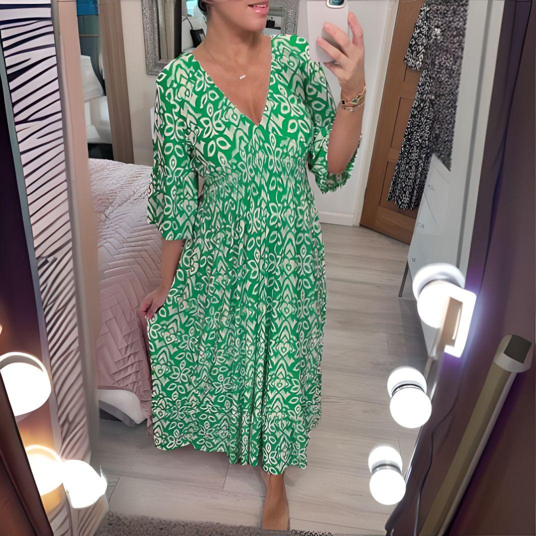 Emily™ - Boho Printed Dress