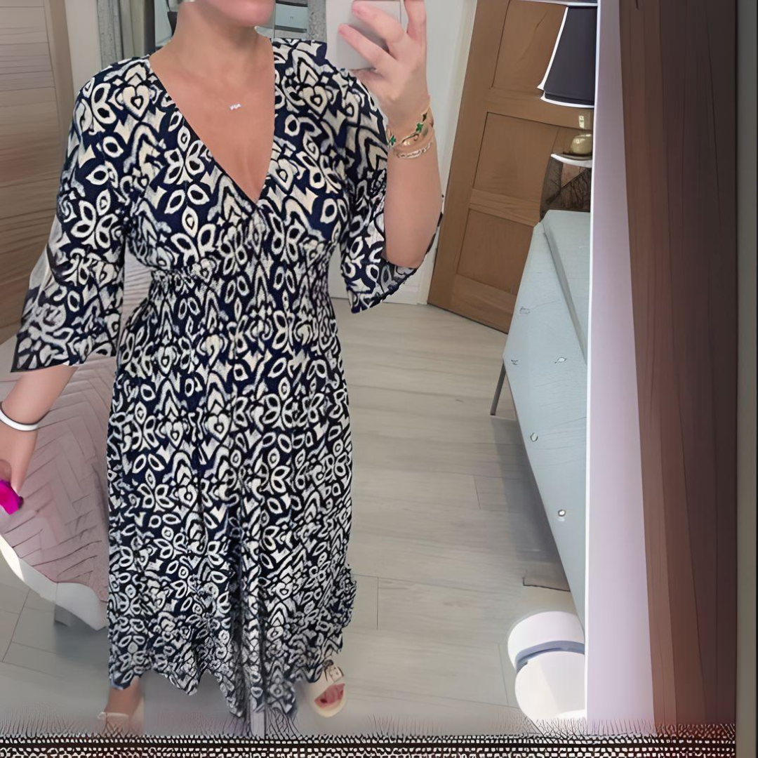 Emily™ - Boho Printed Dress