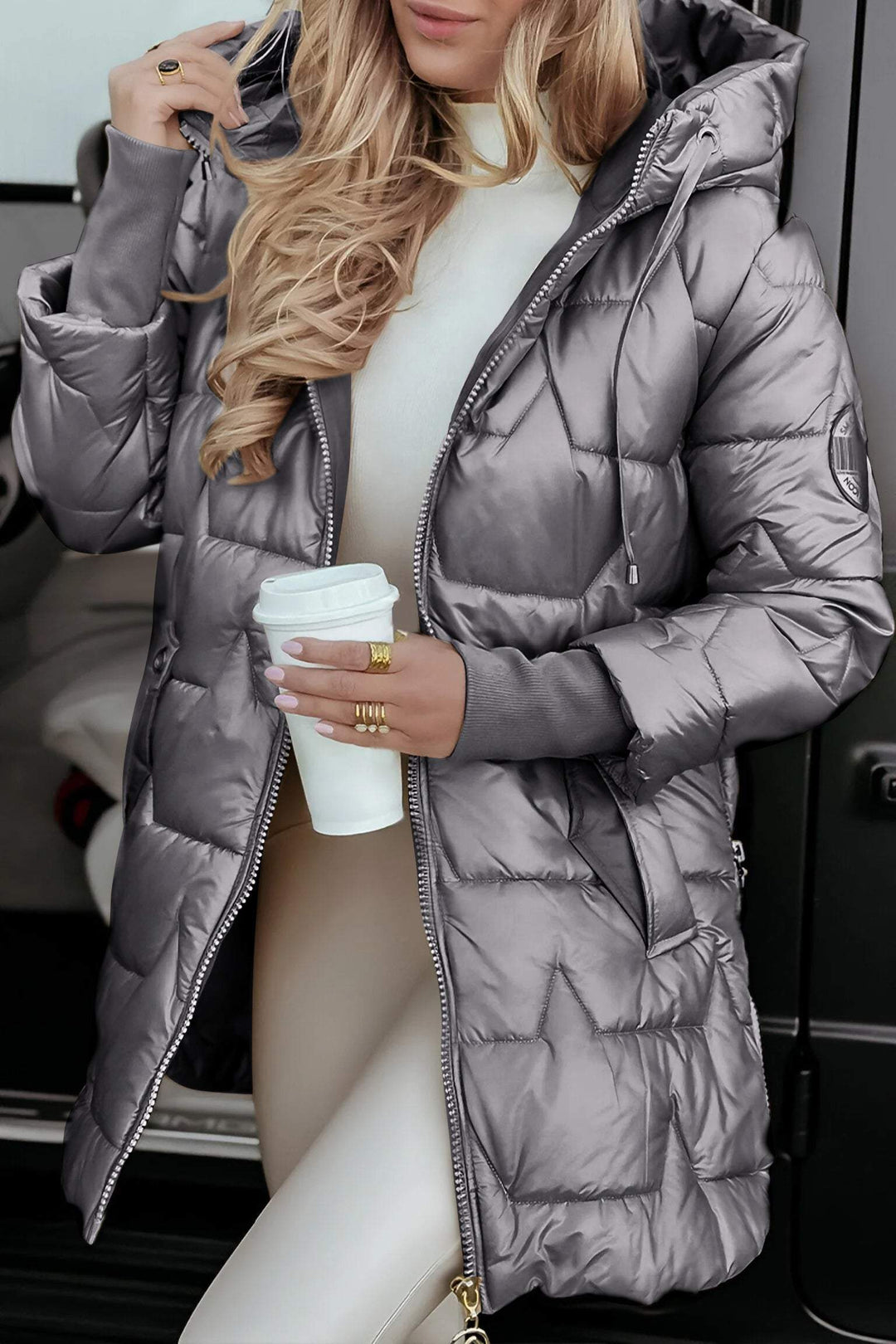Fiona - Warm Hooded Casual Jacket