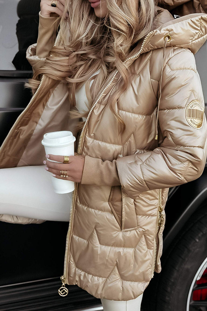Fiona - Warm Hooded Casual Jacket
