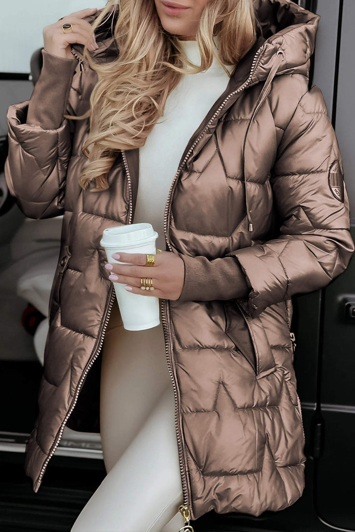 Fiona - Warm Hooded Casual Jacket