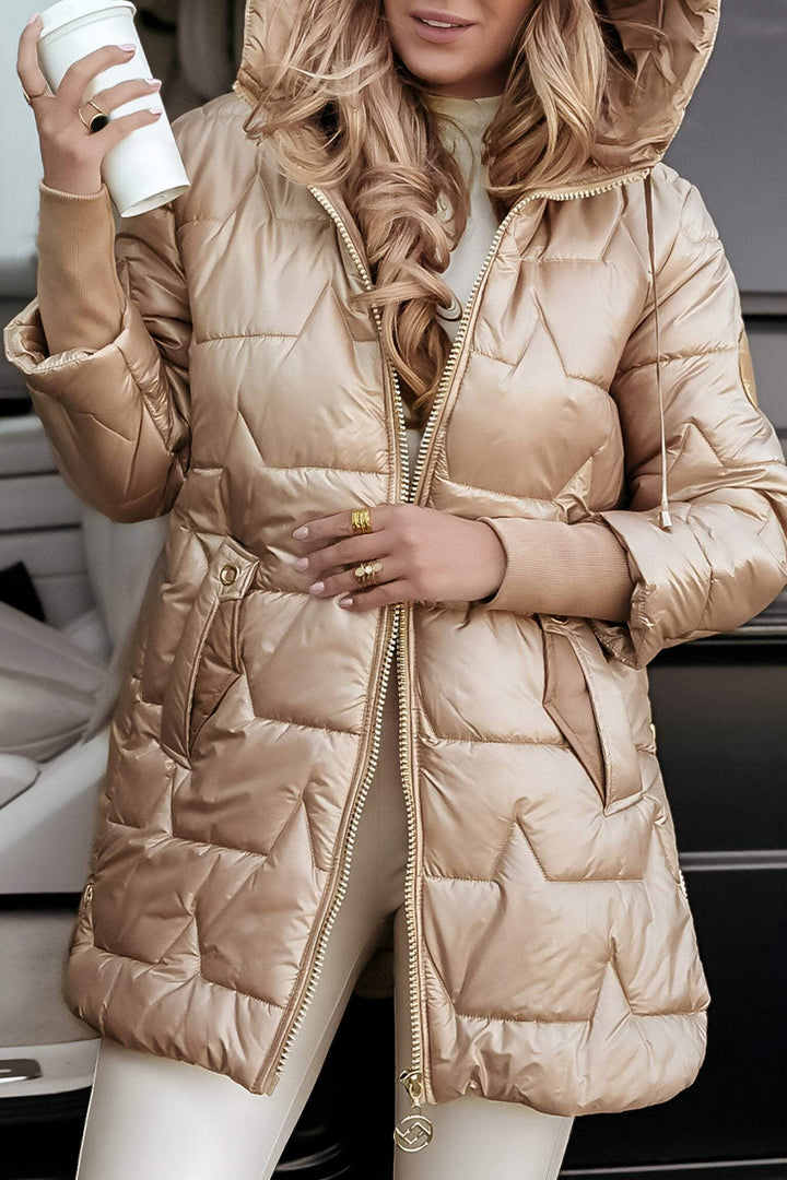 Fiona - Warm Hooded Casual Jacket